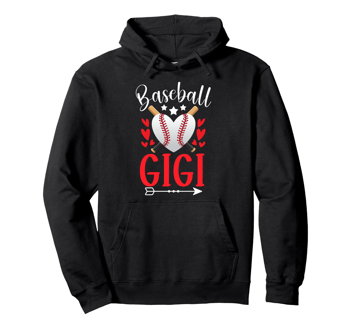 Baseball Gigi Grandma Gigi Hoodie - Casual Everyday Wear for Adults - T-Shirt, Sweatshirt, Hoodie