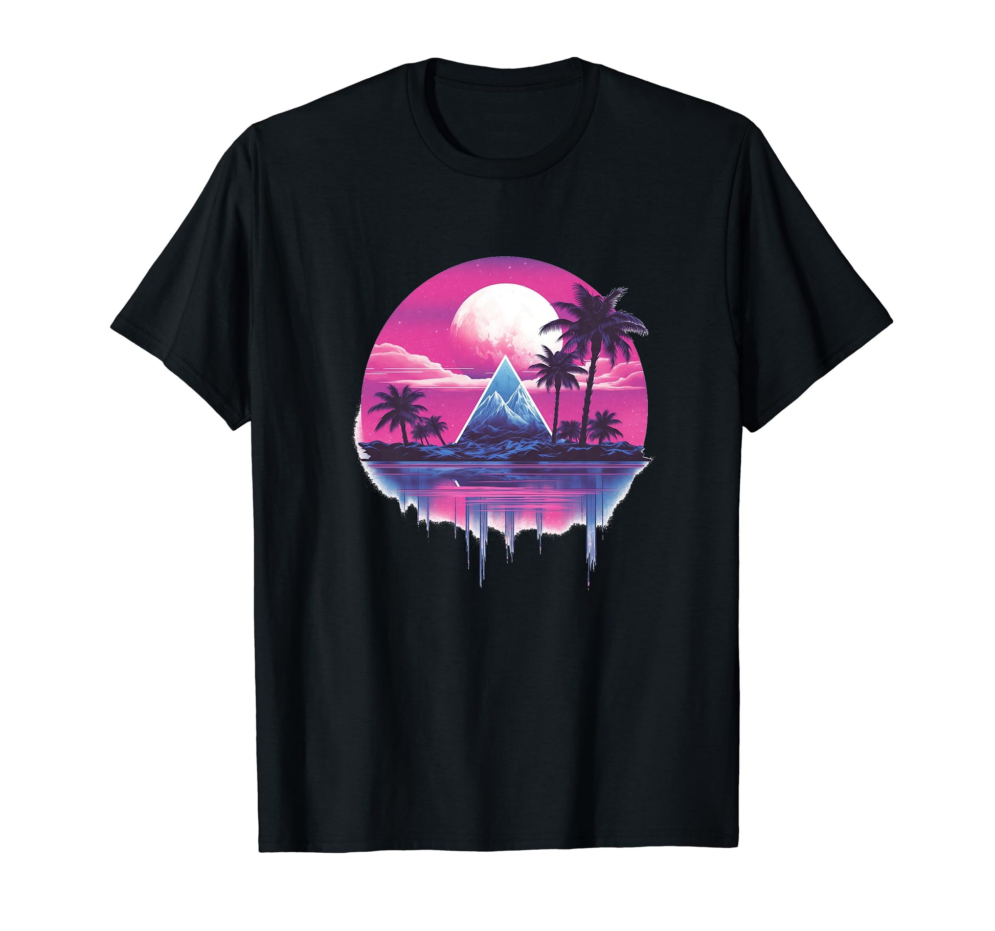 Vaporwave Landscape Portal Aesthetic T-Shirt - Streetwear Style Men Women - T-Shirt, Sweatshirt, Hoodie