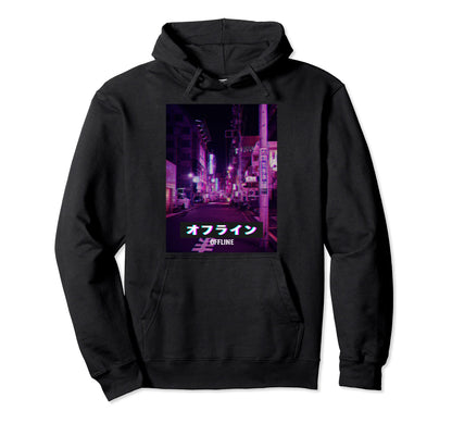 Aesthetic Vaporwave Japan 80S Meme Sad Hoodie - Minimalist Print Unisex - T-Shirt, Sweatshirt, Hoodie