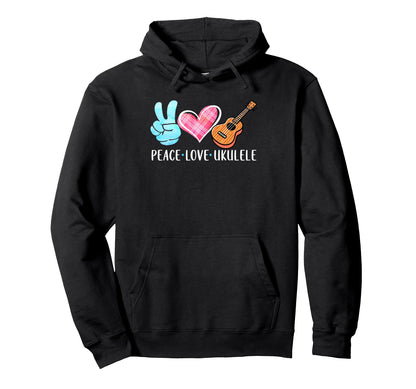 Ukulele Player Ukulele Lover Musician Hoodie - Novelty Apparel Unisex - T-Shirt, Sweatshirt, Hoodie