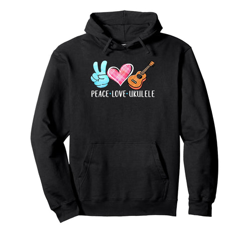 Ukulele Player Ukulele Lover Musician Hoodie - Novelty Apparel Unisex - T-Shirt, Sweatshirt, Hoodie