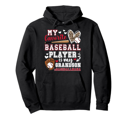 Baseball Nana Grandma Proud Baseball Hoodie - Custom Art Print Unisex - T-Shirt, Sweatshirt, Hoodie