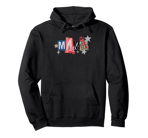 Rock Mama Leopard Cherry Stars Lips Hoodie - Novelty Apparel Unisex - T-Shirt, Sweatshirt, Hoodie