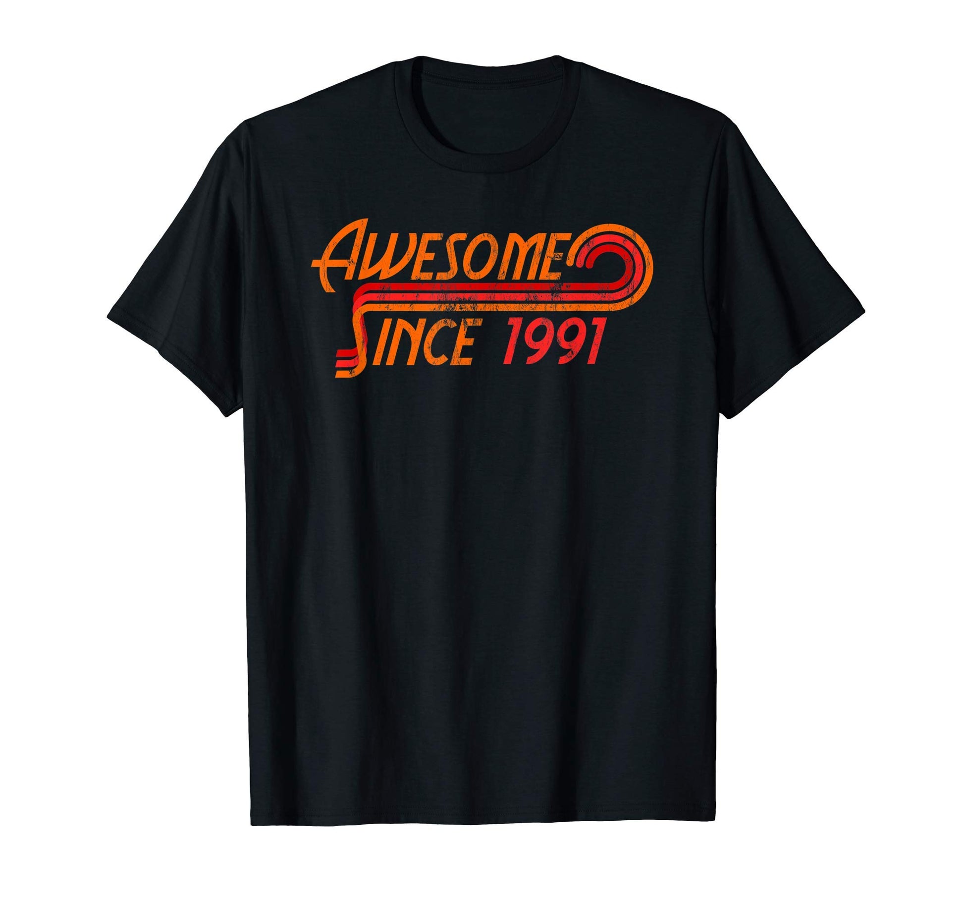 Awesome Since 1991 Stripes T-Shirt - Custom Art Print for Adults - T-Shirt, Sweatshirt, Hoodie
