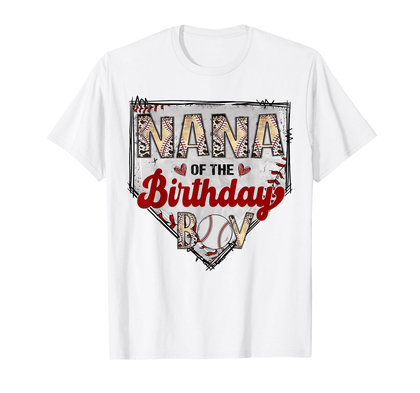 Nana Birthday Baseball Lover Birthday T-Shirt - Aesthetic Graphic Unisex - T-Shirt, Sweatshirt, Hoodie