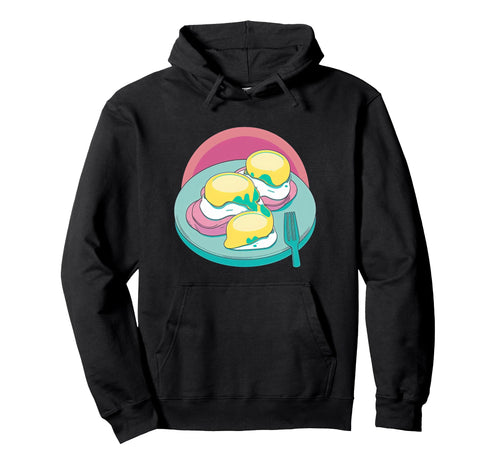 Artistic Eggs Benedict Creative Meal Hoodie - Novelty Apparel for Adults - T-Shirt, Sweatshirt, Hoodie