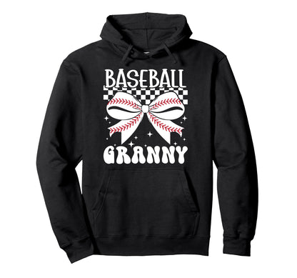 Baseball Granny Coquette Granny Hoodie - Fun Novelty Design for Adults - T-Shirt, Sweatshirt, Hoodie