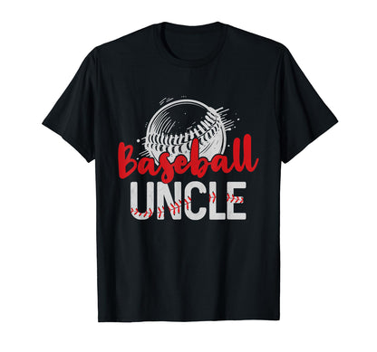 Baseball Uncle Fathers Day Dad T-Shirt - Fun Novelty Design for Adults - T-Shirt, Sweatshirt, Hoodie