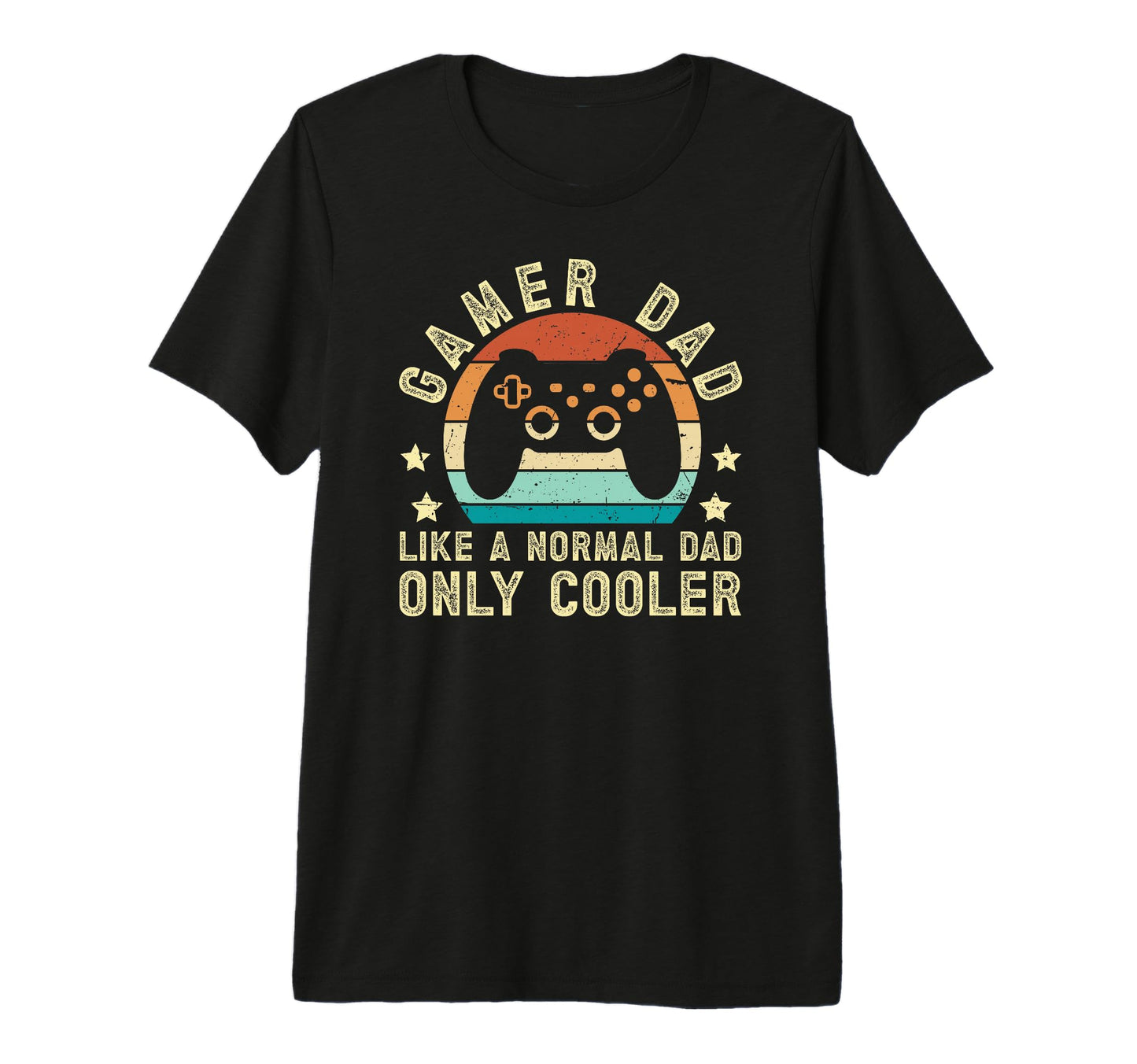 Mens Gamer Dad Gaming Dad Video Game Dad T-Shirt - Custom Art Print Unisex - T-Shirt, Sweatshirt, Hoodie