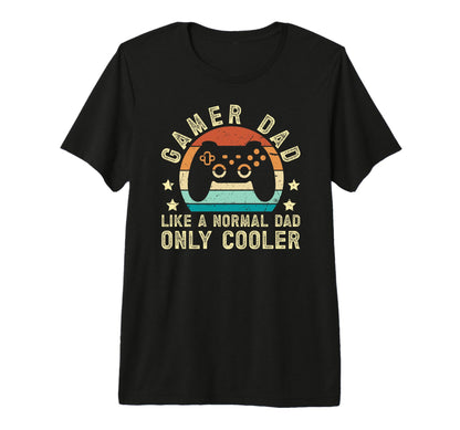 Mens Gamer Dad Gaming Dad Video Game Dad T-Shirt - Custom Art Print Unisex - T-Shirt, Sweatshirt, Hoodie
