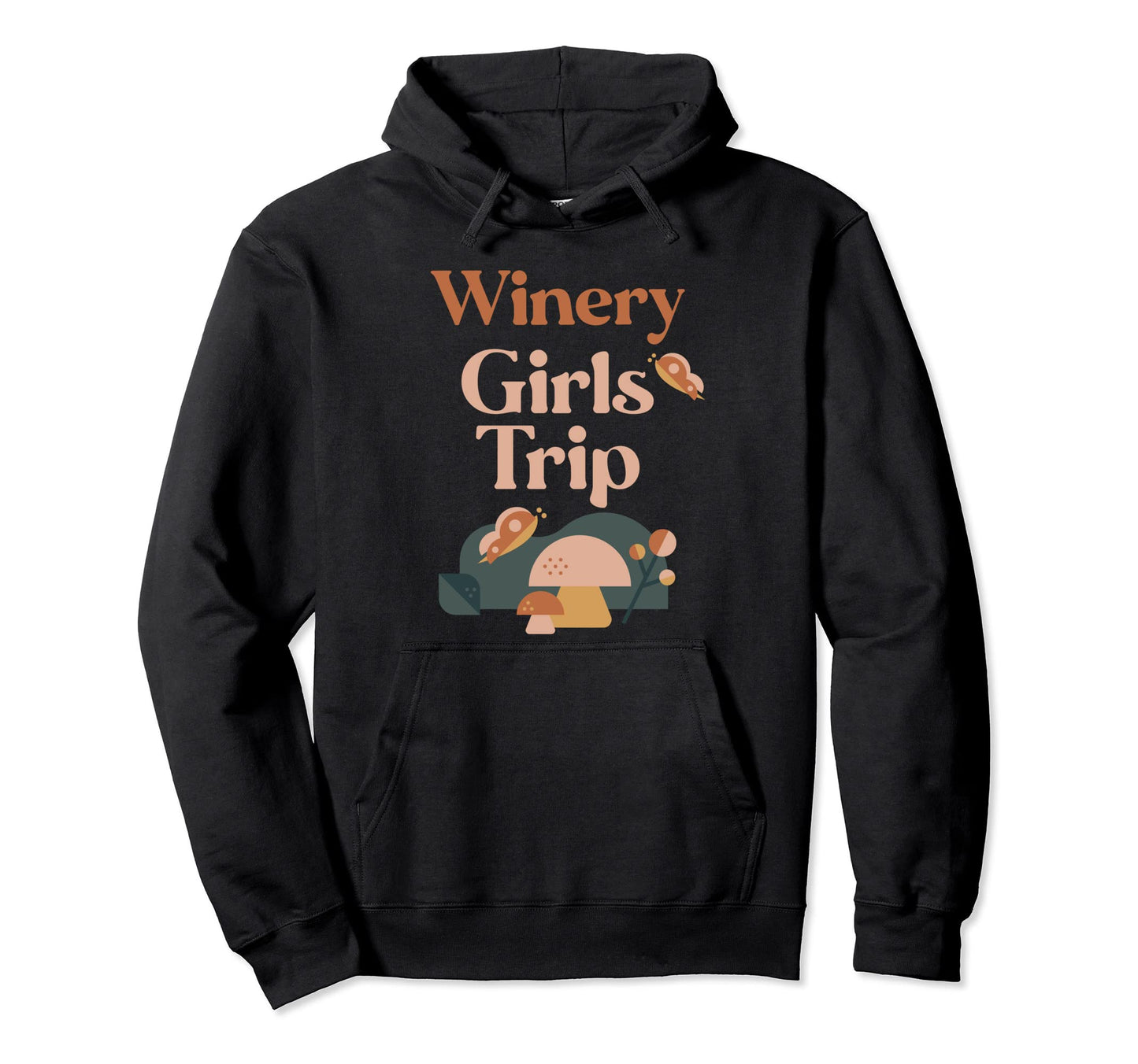 Winery Trip Matching Group Groovy Hoodie - Aesthetic Graphic Men Women - T-Shirt, Sweatshirt, Hoodie