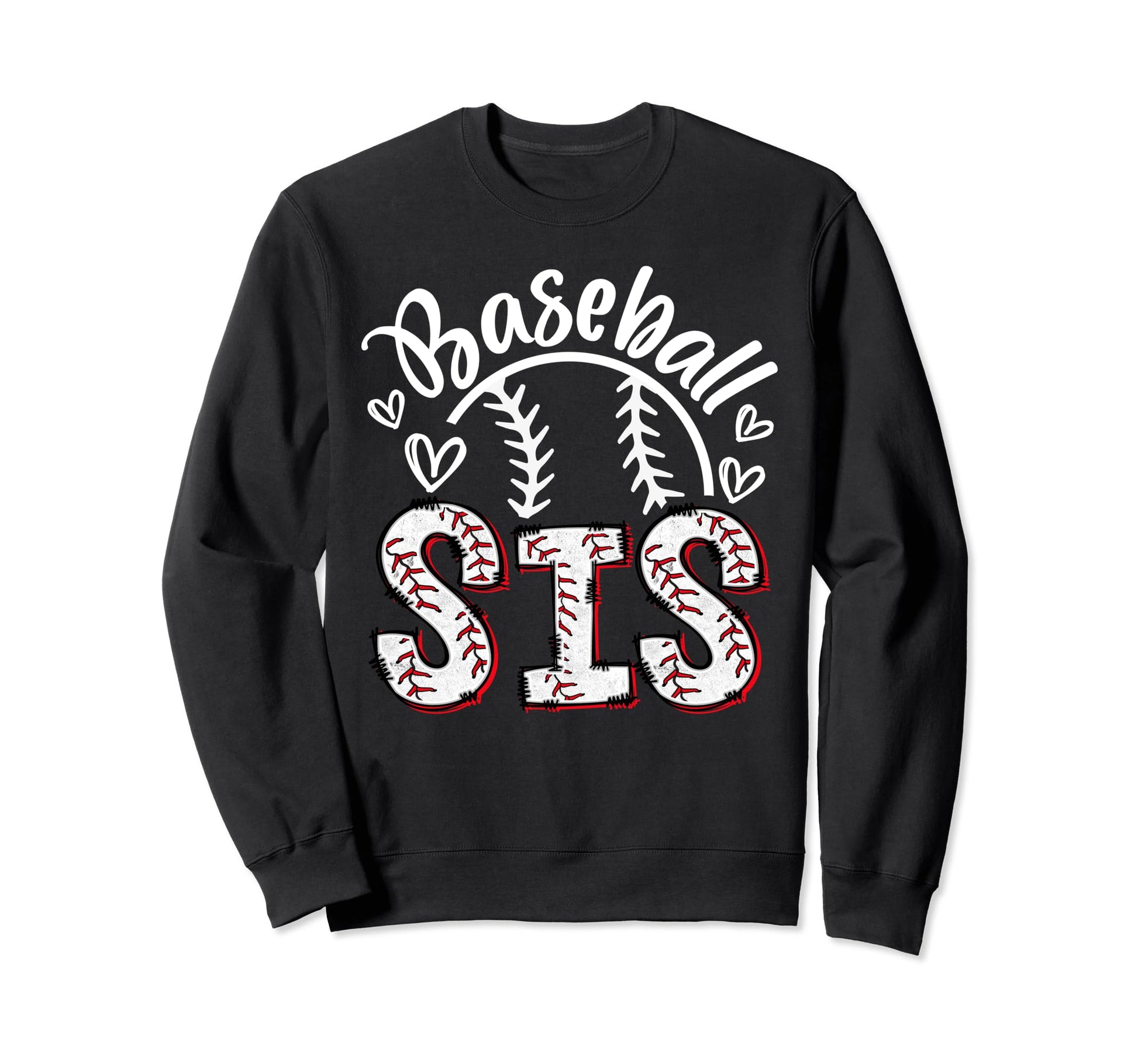 Baseball Sister Baseball Little Sweatshirt - Streetwear Style for Adults - T-Shirt, Sweatshirt, Hoodie