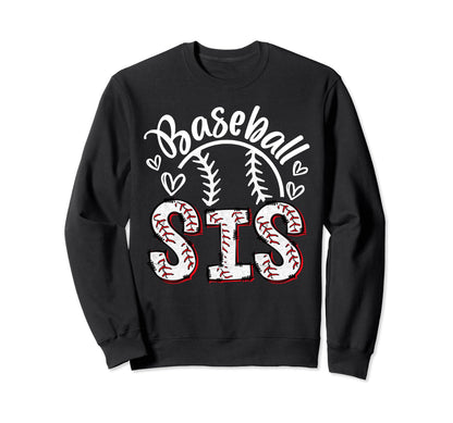Baseball Sister Baseball Little Sweatshirt - Streetwear Style for Adults - T-Shirt, Sweatshirt, Hoodie