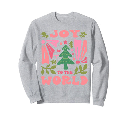 Christian Faith Boho Joy To World Sweatshirt - Fun Novelty Design Unisex - T-Shirt, Sweatshirt, Hoodie