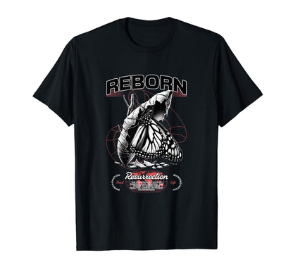 Butterfly Reborn Y2K Grunge T-Shirt - Fun Novelty Design Men Women - T-Shirt, Sweatshirt, Hoodie