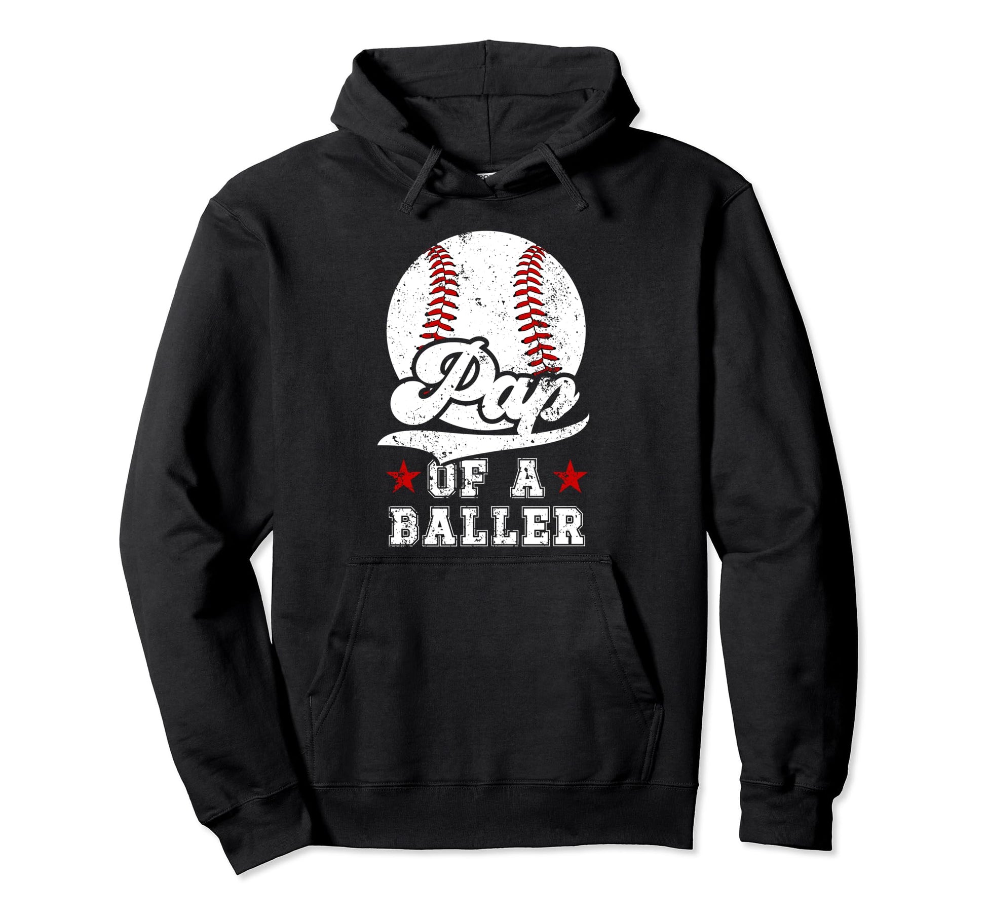 Pap Baller Baseball Pap Baseball Player Hoodie - Unique Graphic for Adults - T-Shirt, Sweatshirt, Hoodie