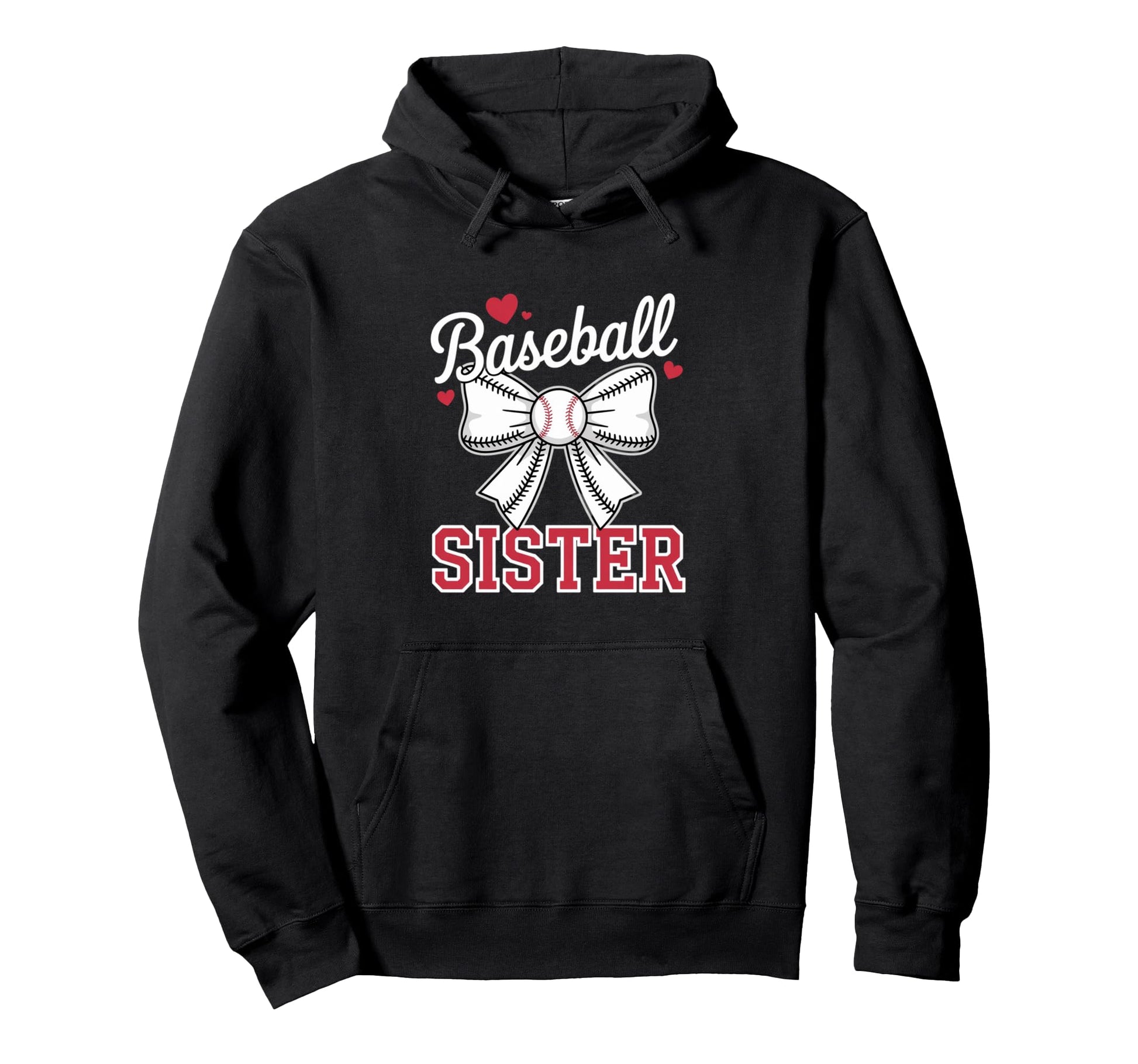 Baseball Sister Sport Lover Sister Hoodie - Unique Graphic Unisex - T-Shirt, Sweatshirt, Hoodie