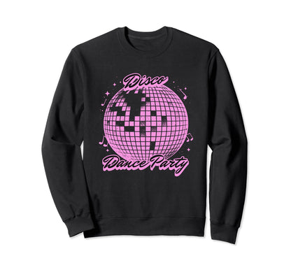 Disco Ball Dance Party 70S Music Sweatshirt - Unique Graphic for Adults - T-Shirt, Sweatshirt, Hoodie