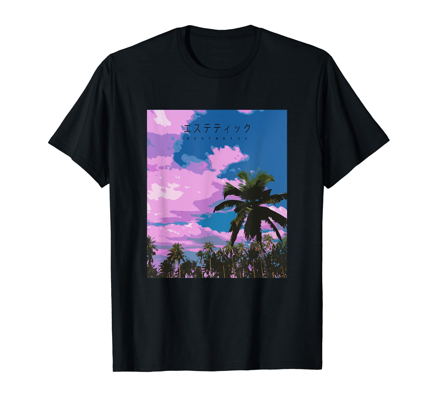 Aesthetic Vaporwave Retrowave T-Shirt - Trendy Graphic Men Women - T-Shirt, Sweatshirt, Hoodie
