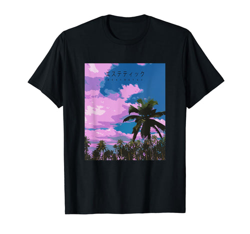 Aesthetic Vaporwave Retrowave T-Shirt - Trendy Graphic Men Women - T-Shirt, Sweatshirt, Hoodie