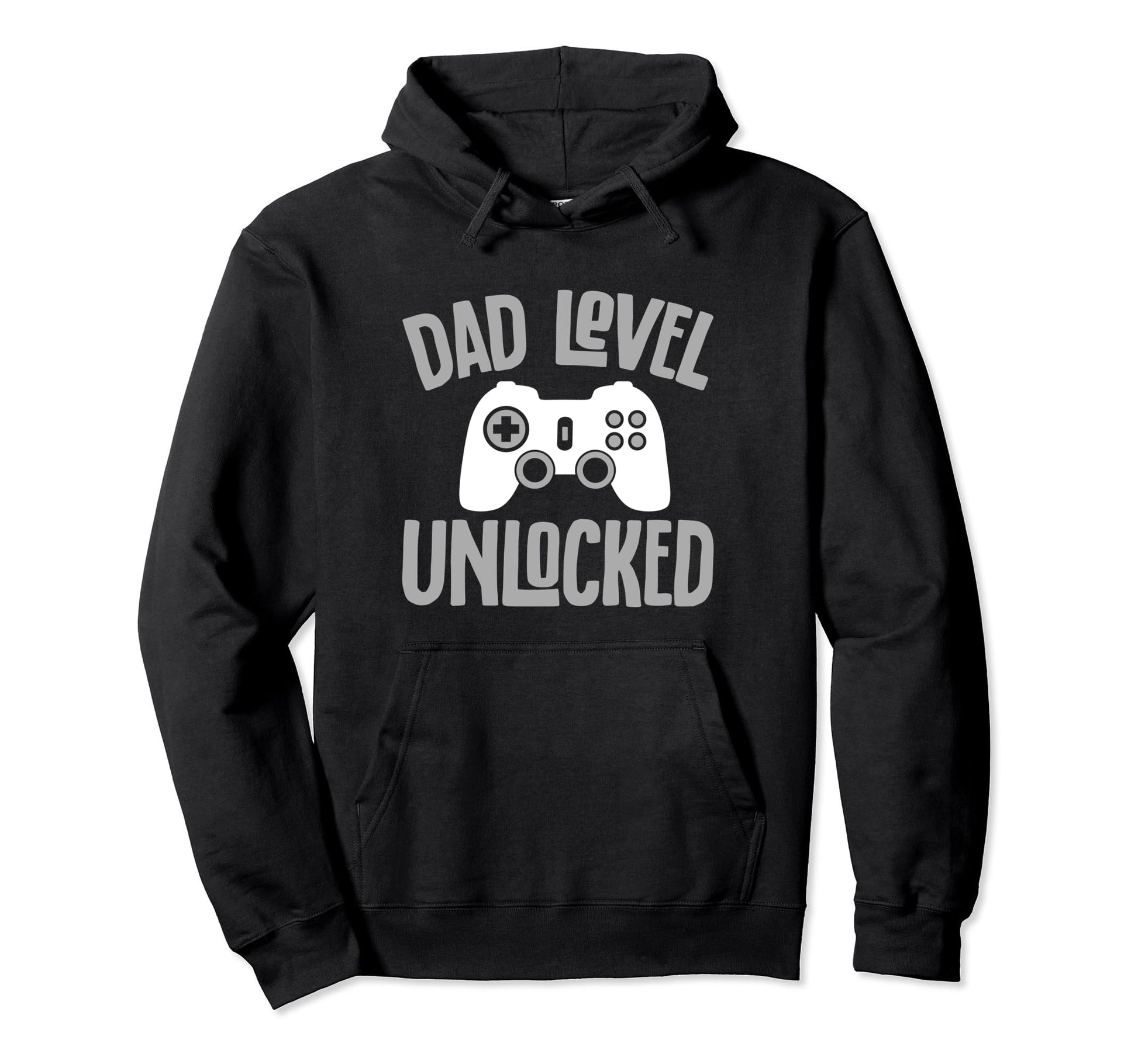 Gamer Dad Funny Dad Level Unlocked Hoodie - Casual Everyday Wear Unisex - T-Shirt, Sweatshirt, Hoodie
