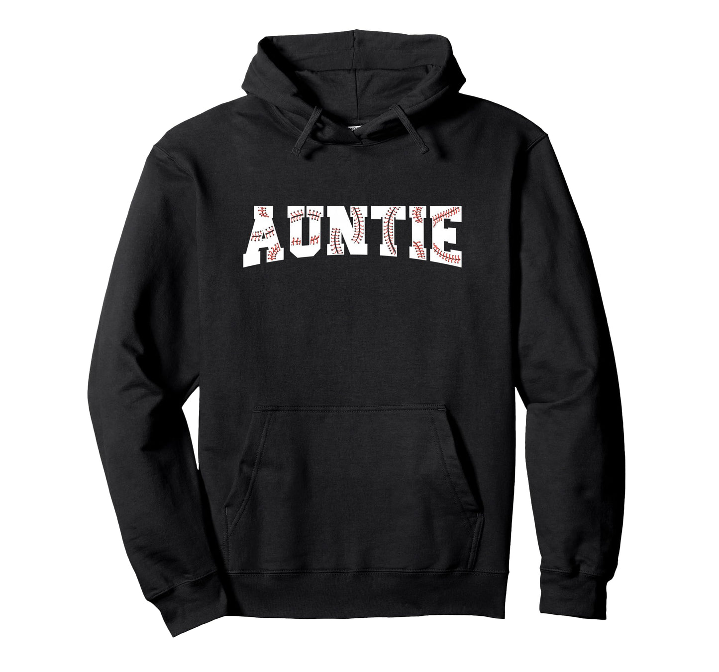 Baseball Auntie Nephew Game Day Hoodie - Minimalist Print for Adults - T-Shirt, Sweatshirt, Hoodie