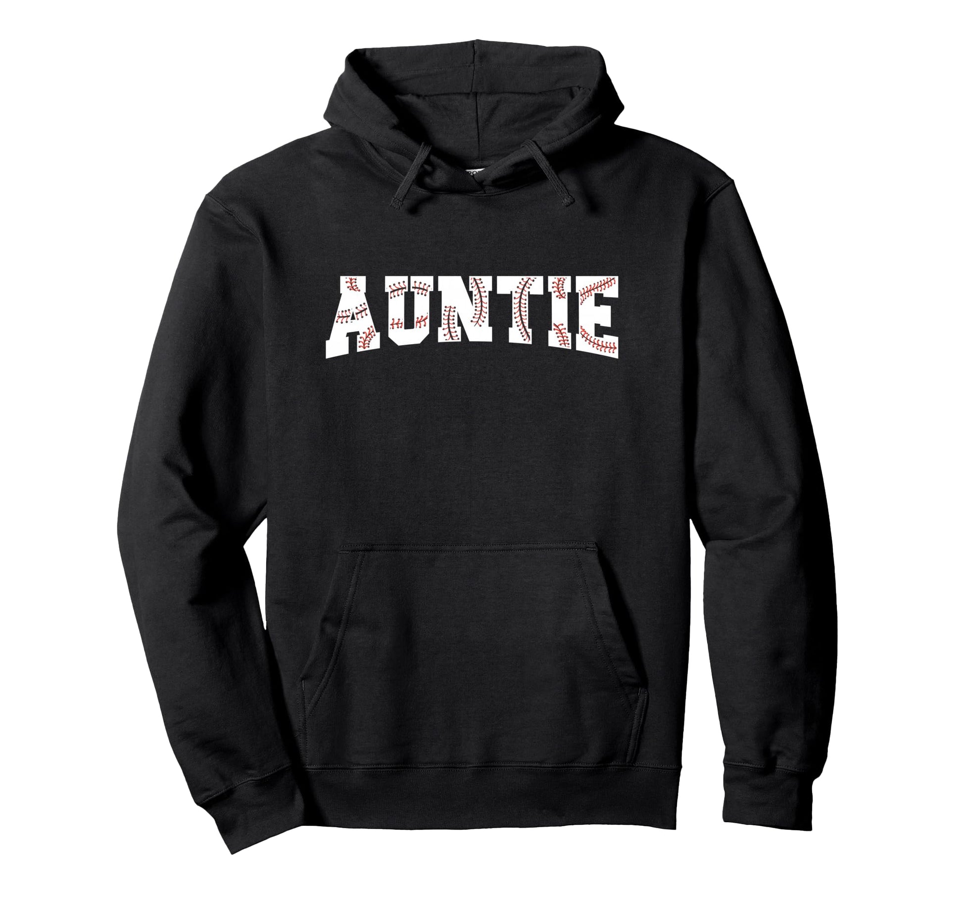 Baseball Auntie Nephew Game Day Hoodie - Minimalist Print for Adults - T-Shirt, Sweatshirt, Hoodie