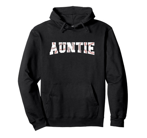 Baseball Auntie Nephew Game Day Hoodie - Minimalist Print for Adults - T-Shirt, Sweatshirt, Hoodie