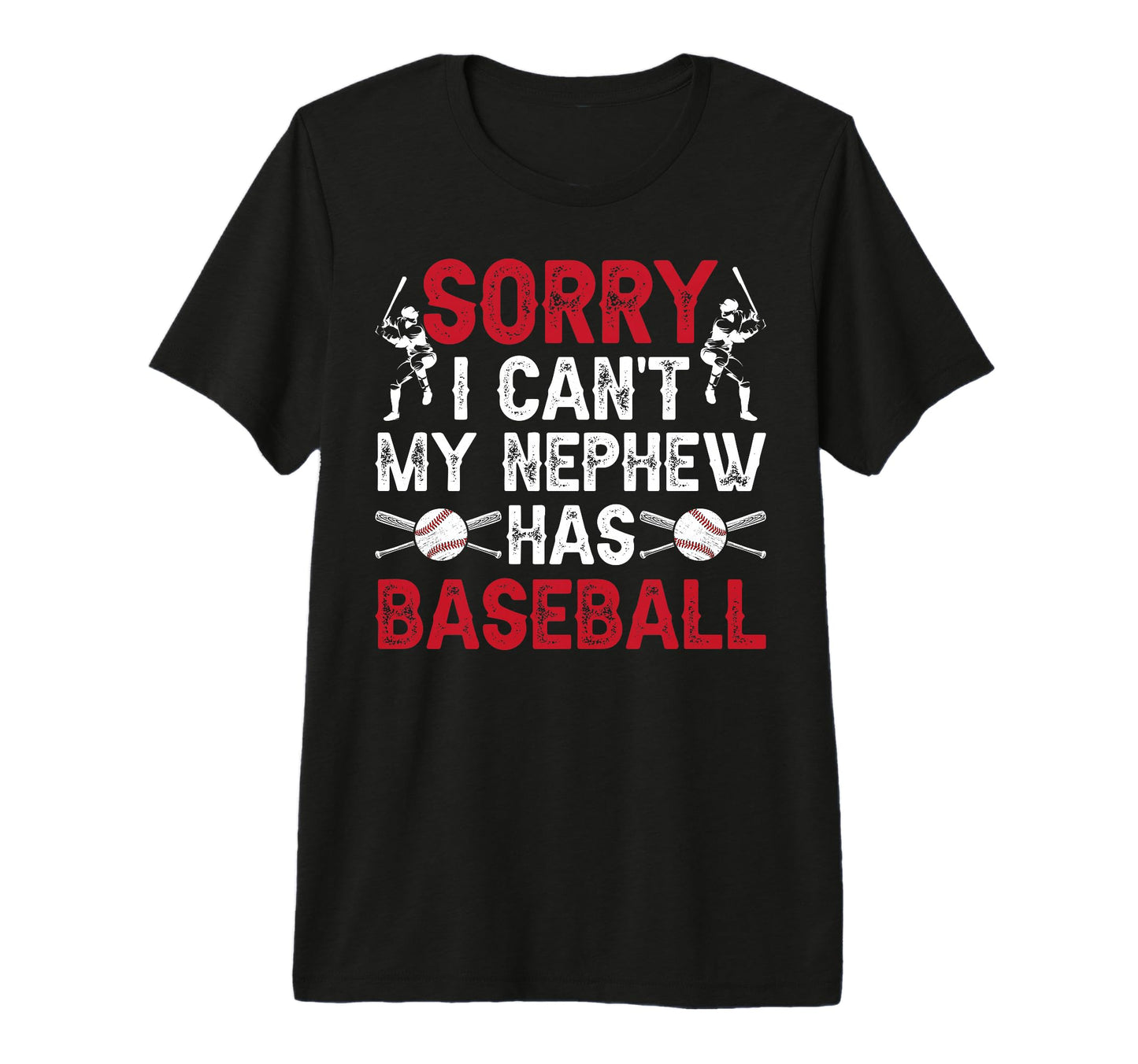 Mens My Nephew Has Baseball Uncle T-Shirt - Novelty Apparel for Adults - T-Shirt, Sweatshirt, Hoodie