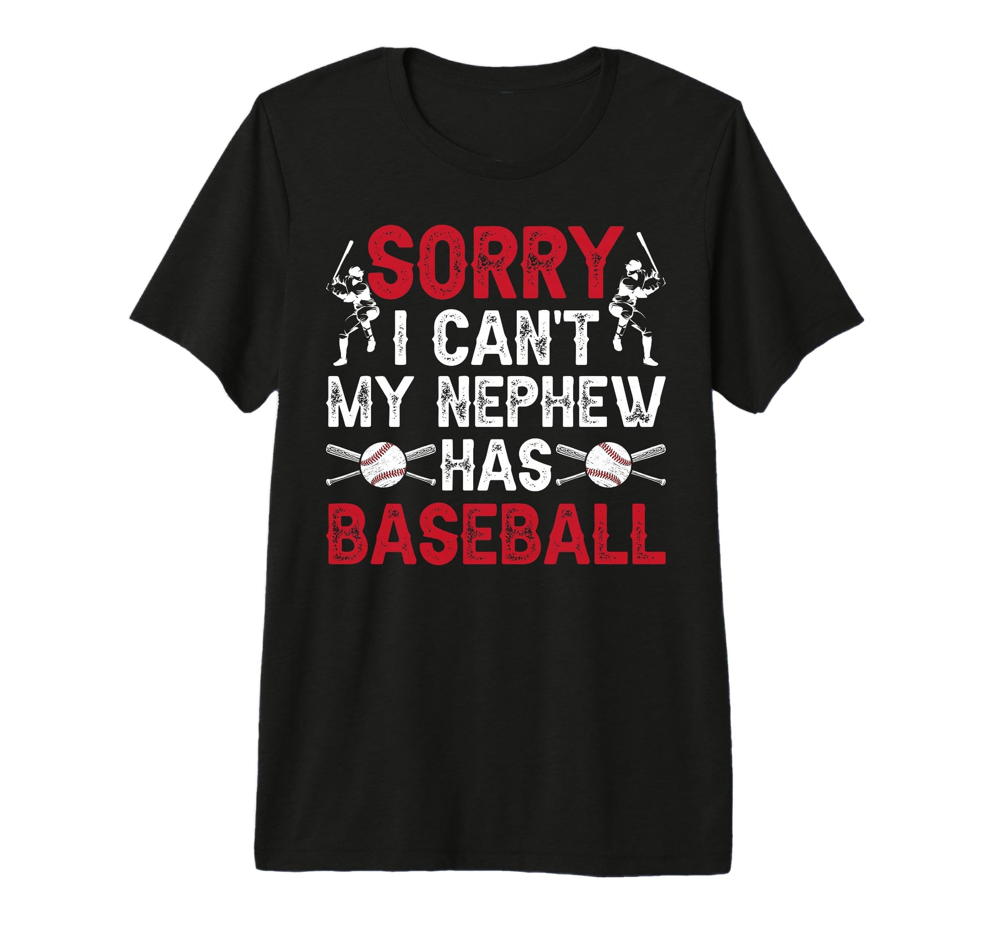 Mens My Nephew Has Baseball Uncle T-Shirt - Novelty Apparel for Adults - T-Shirt, Sweatshirt, Hoodie