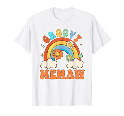 Groovy Flower Rainbow Birthday Hoodie - Casual Everyday Wear Men Women - T-Shirt, Sweatshirt, Hoodie