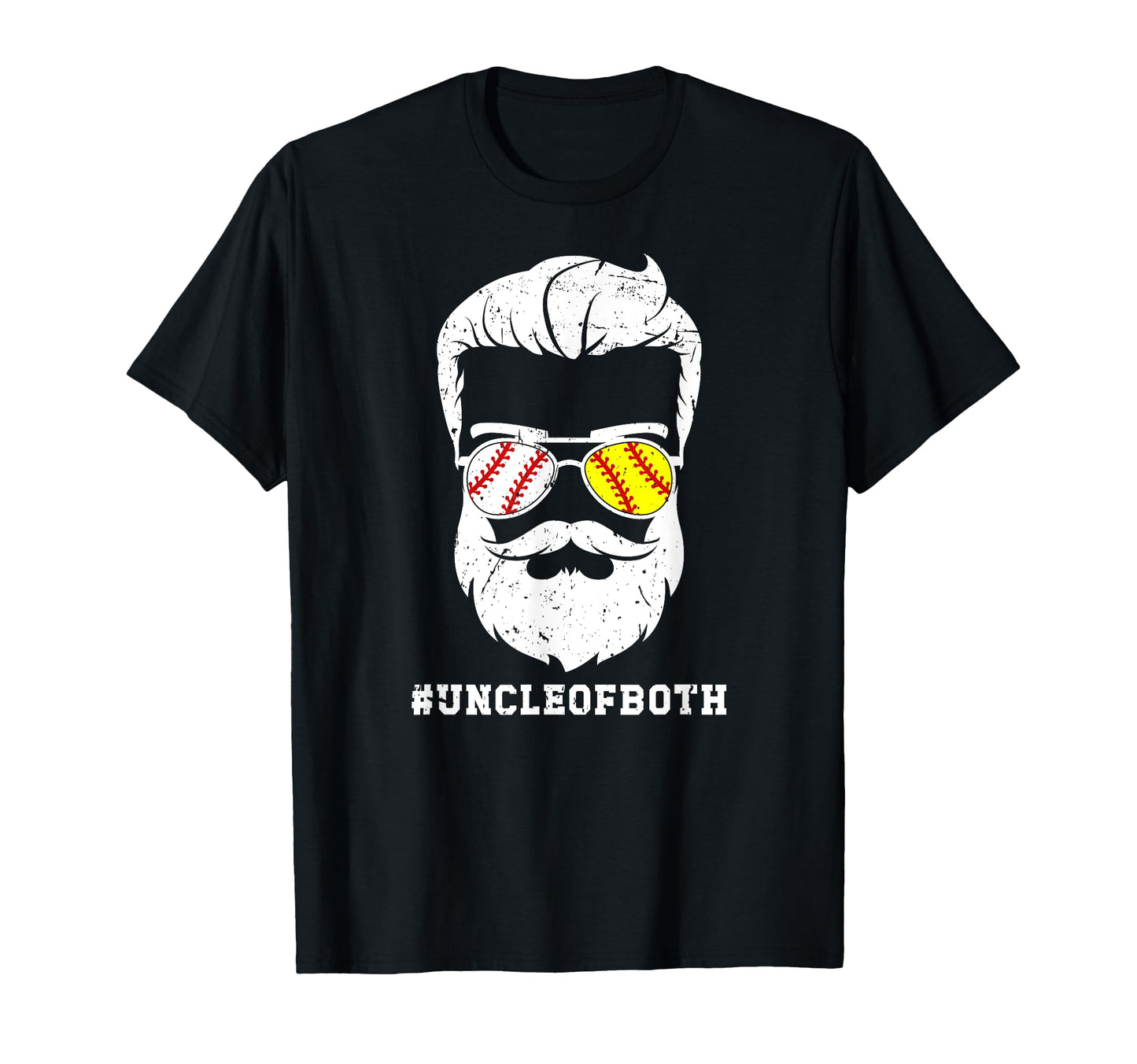 Uncle Both Baseball Softball Uncle T-Shirt - Aesthetic Graphic for Adults - T-Shirt, Sweatshirt, Hoodie