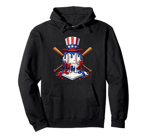 Patriotic 4Th July Baseball Uncle Sam Hat Hoodie - Streetwear Style Unisex - T-Shirt, Sweatshirt, Hoodie