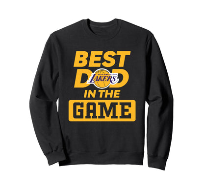 Nba Fathers Day Best Dad Game Lakers Sweatshirt - Streetwear Style Unisex - T-Shirt, Sweatshirt, Hoodie