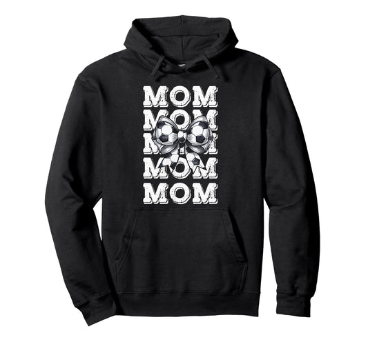 Coquette Soccer Mom Matching Family Bow Hoodie - Streetwear Style Men Women - T-Shirt, Sweatshirt, Hoodie