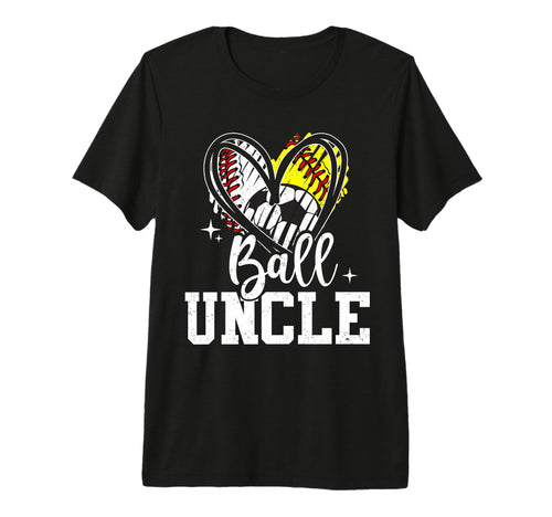 Ball Uncle Baseball Softball Soccer T-Shirt - Aesthetic Graphic for Adults - T-Shirt, Sweatshirt, Hoodie