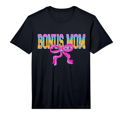 Baseball Bonus Mom Ice Cream Drip T-Shirt - Novelty Apparel for Adults - T-Shirt, Sweatshirt, Hoodie