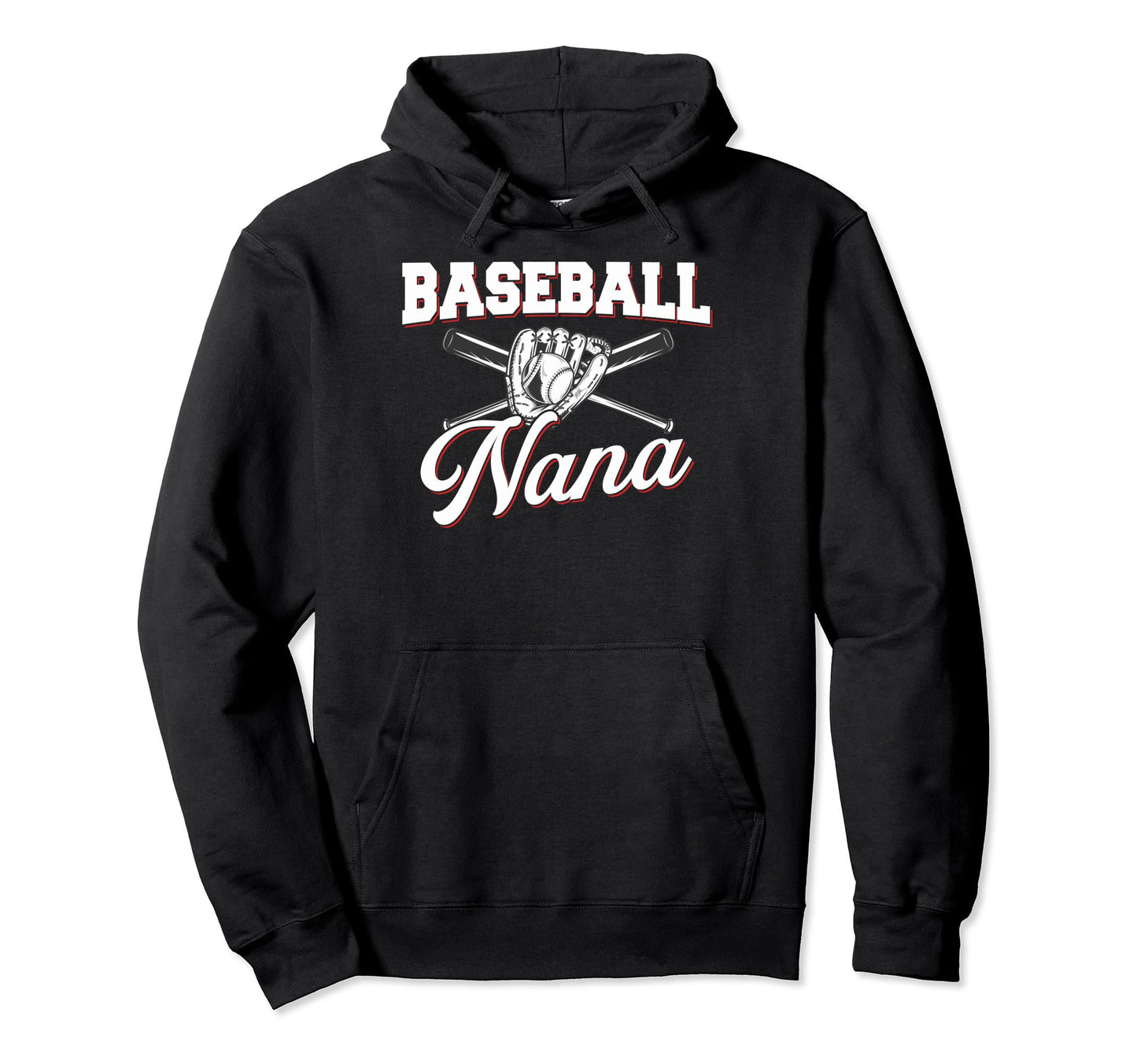 Grandma Baseball Game Baseball Hoodie - Trendy Graphic for Adults - T-Shirt, Sweatshirt, Hoodie