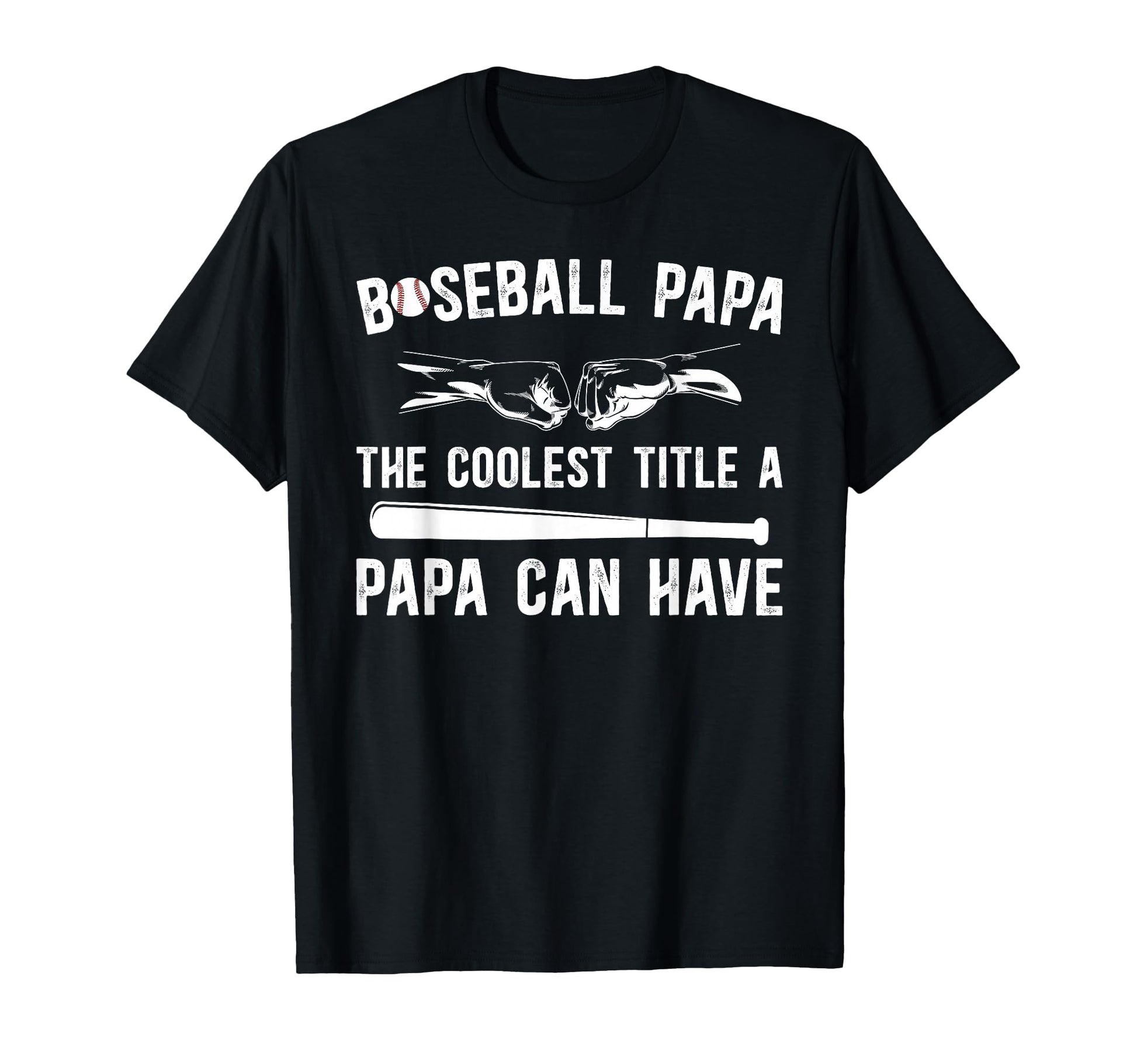 Baseball Papa Coolest Title Papa T-Shirt - Trendy Graphic Men Women - T-Shirt, Sweatshirt, Hoodie