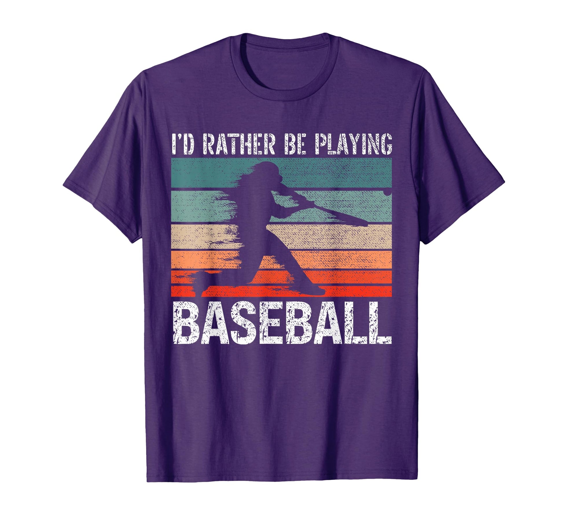 Id Rather Be Playing Baseball T-Shirt - Casual Everyday Wear Men Women - T-Shirt, Sweatshirt, Hoodie