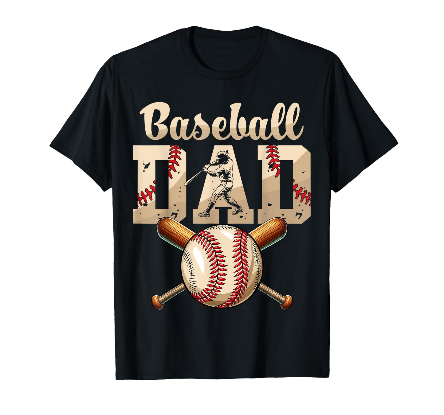 Baseball Sport Lovers Fathers Day T-Shirt - Fun Novelty Design for Adults - T-Shirt, Sweatshirt, Hoodie