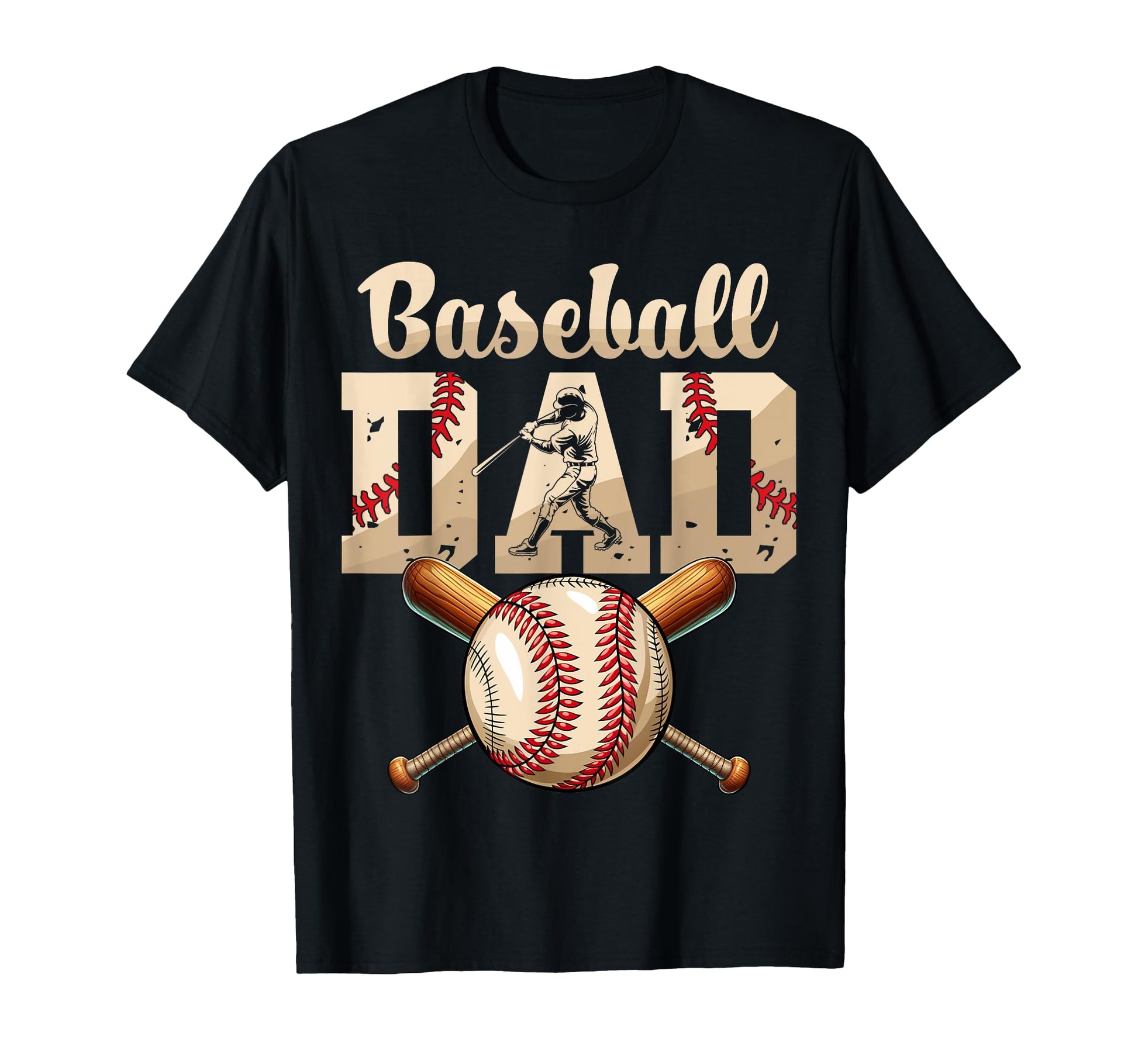 Baseball Sport Lovers Fathers Day T-Shirt - Fun Novelty Design for Adults - T-Shirt, Sweatshirt, Hoodie
