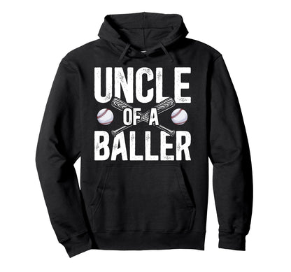 Uncle Baller Baseball Uncle Baseball Hoodie - Trendy Graphic Men Women - T-Shirt, Sweatshirt, Hoodie