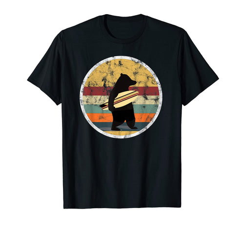 Surf Gift Bear Surfboard T-Shirt - Streetwear Style Unisex - T-Shirt, Sweatshirt, Hoodie