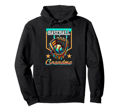 Baseball Drip Baseball Grandma Ice Cream Hoodie - Aesthetic Graphic Unisex - T-Shirt, Sweatshirt, Hoodie