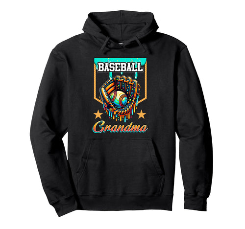Baseball Drip Baseball Grandma Ice Cream Hoodie - Aesthetic Graphic Unisex - T-Shirt, Sweatshirt, Hoodie