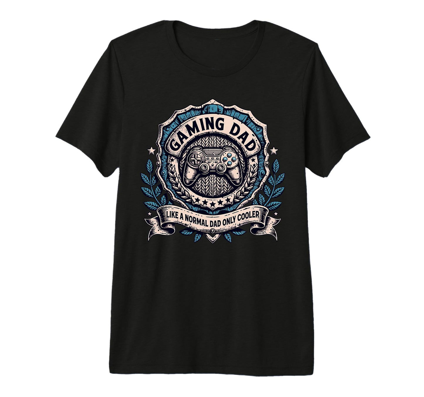 Usa Gaming Dad Only Cooler Tri Blend T-Shirt - Novelty Apparel Men Women - T-Shirt, Sweatshirt, Hoodie