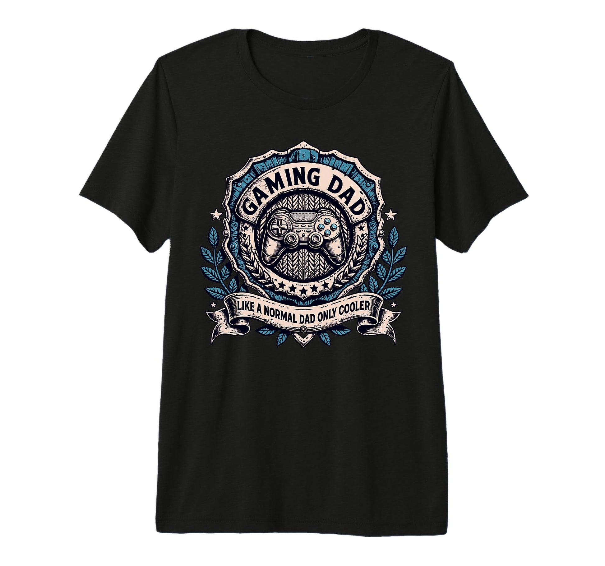 Usa Gaming Dad Only Cooler Tri Blend T-Shirt - Novelty Apparel Men Women - T-Shirt, Sweatshirt, Hoodie