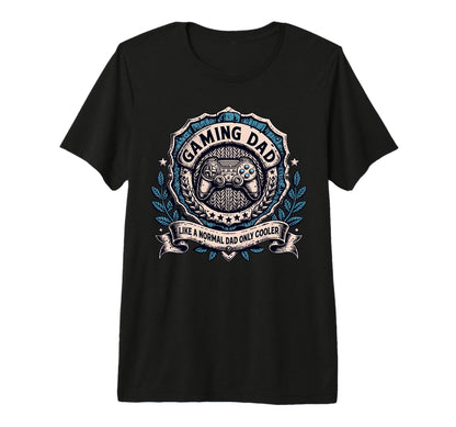 Usa Gaming Dad Only Cooler Tri Blend T-Shirt - Novelty Apparel Men Women - T-Shirt, Sweatshirt, Hoodie