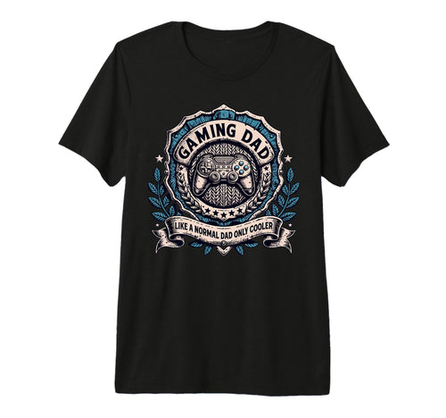 Usa Gaming Dad Only Cooler Tri Blend T-Shirt - Novelty Apparel Men Women - T-Shirt, Sweatshirt, Hoodie